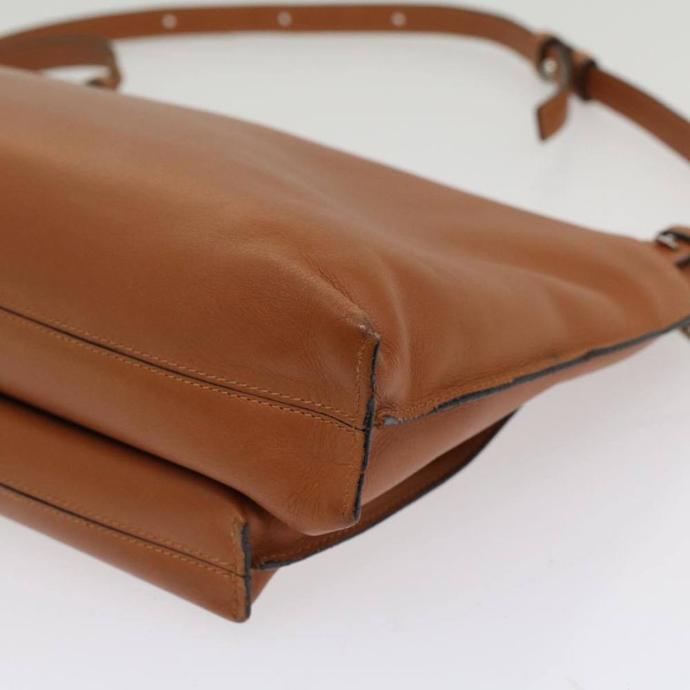 LOEWE Shoulder Bag Leather Brown Auth hk848 - Picture 15 of 16